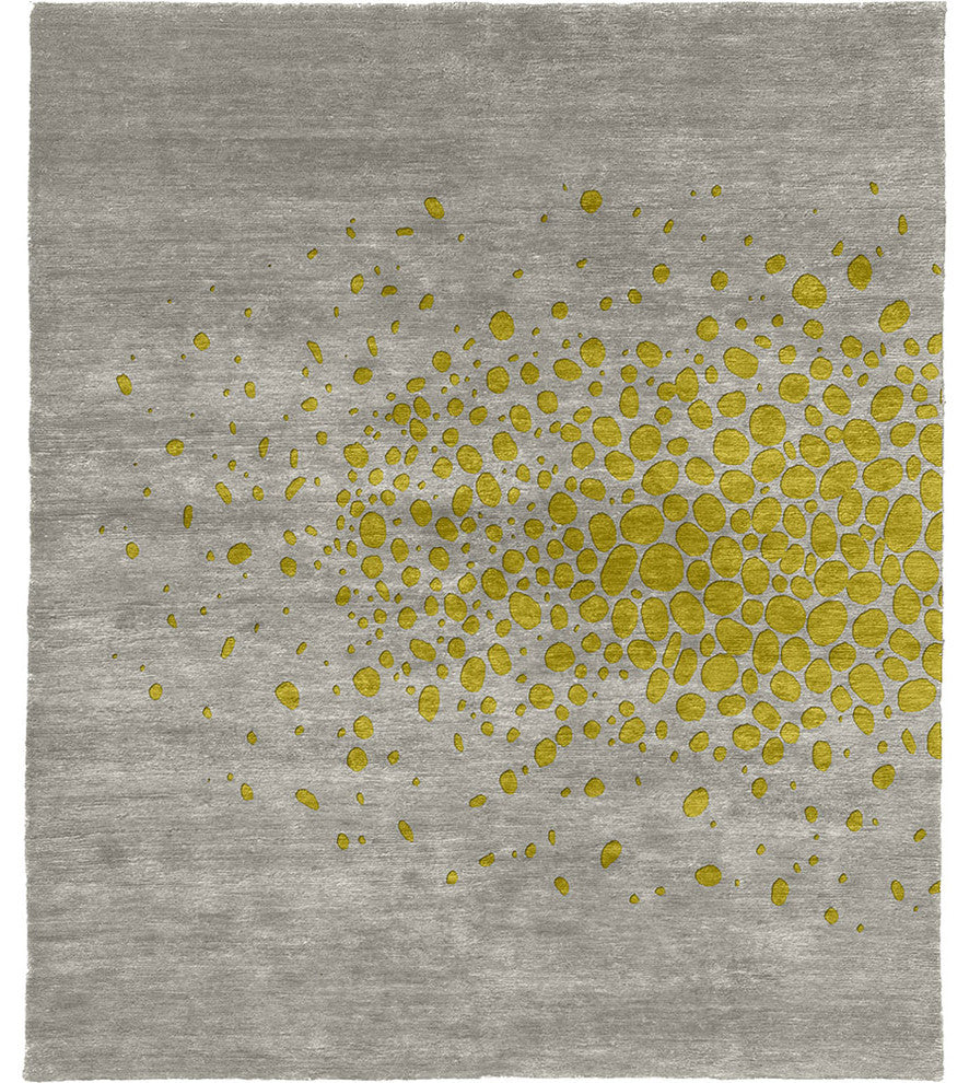 Matrix A Hand Knotted Tibetan Rug, 10' Square