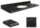 Quartz 61"x22" Vanity Top, 8" Contour, Interlude, White Bowl