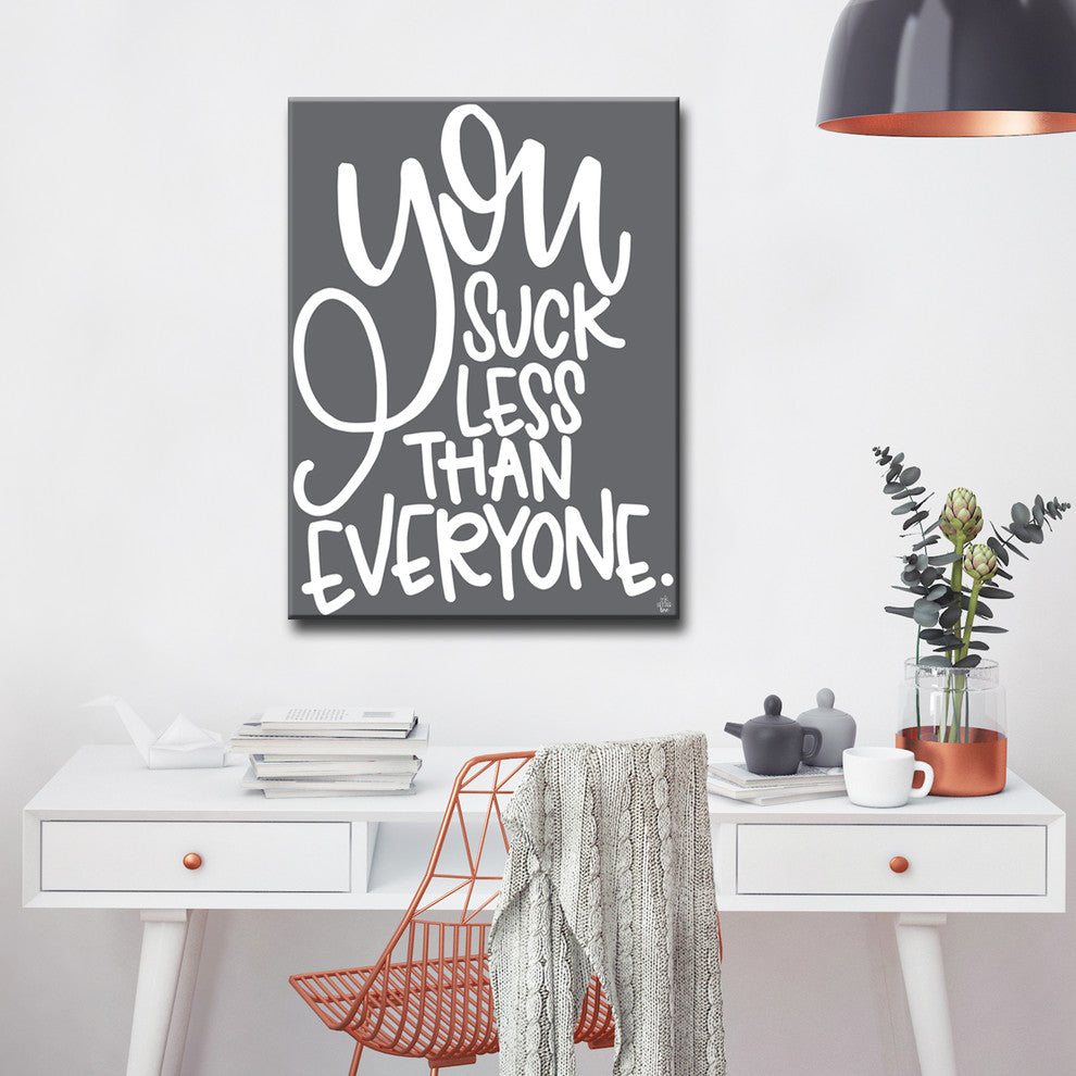Ready2HangArt 'YouxLess' by Ink Letter Love Canvas Art, 40"x30"