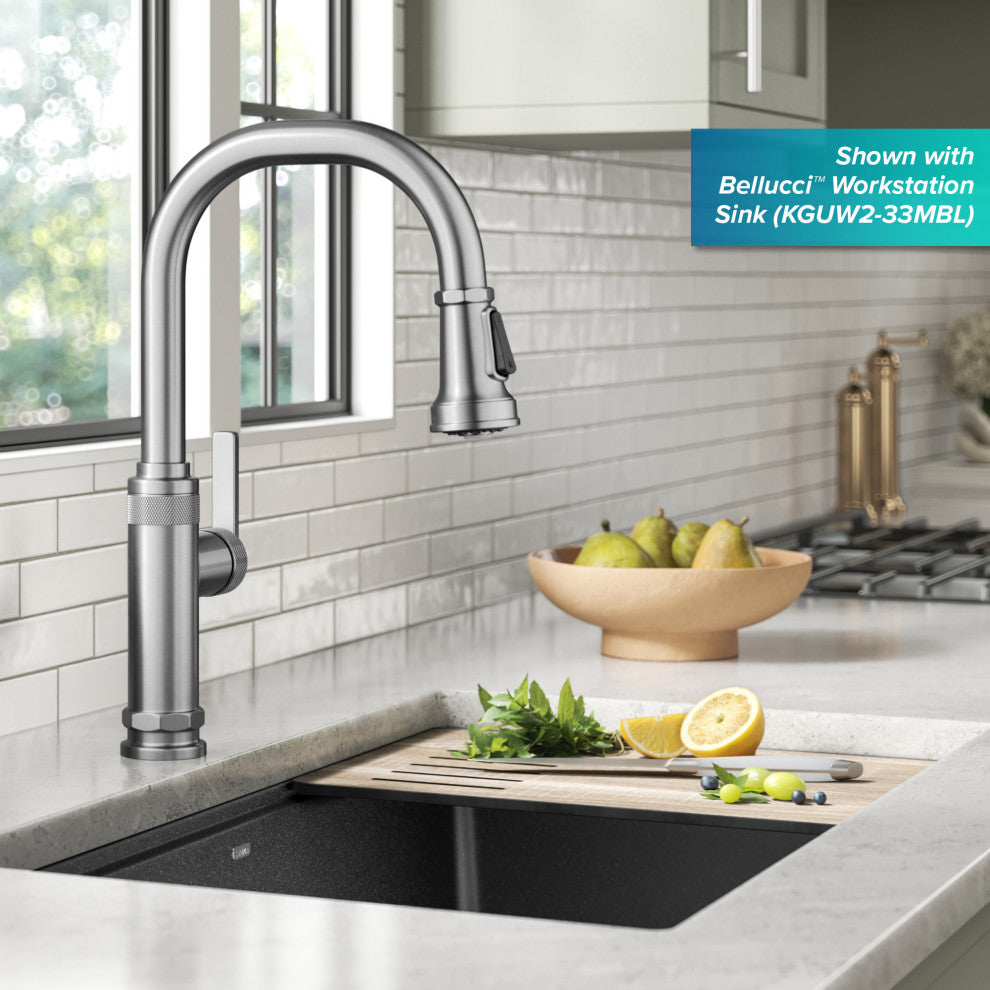 Sellette Pull-Down Kitchen Faucet, Spot Free Stainless Steel, Model Kpf-4102sfs