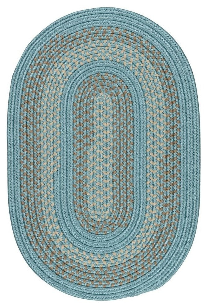 Colonial Mills Georgetown GT50 Federal Blue Traditional Area Rug, Round 8'x8'