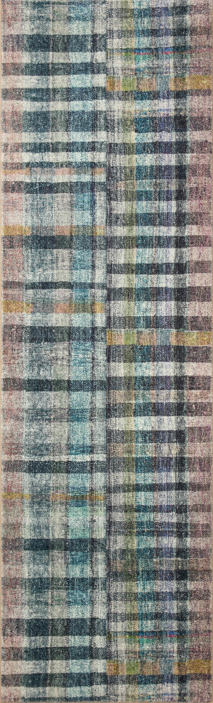 Chris Loves Julia x Loloi Humphrey Plum / Multi 2'-3" x 11'-6" Runner Rug