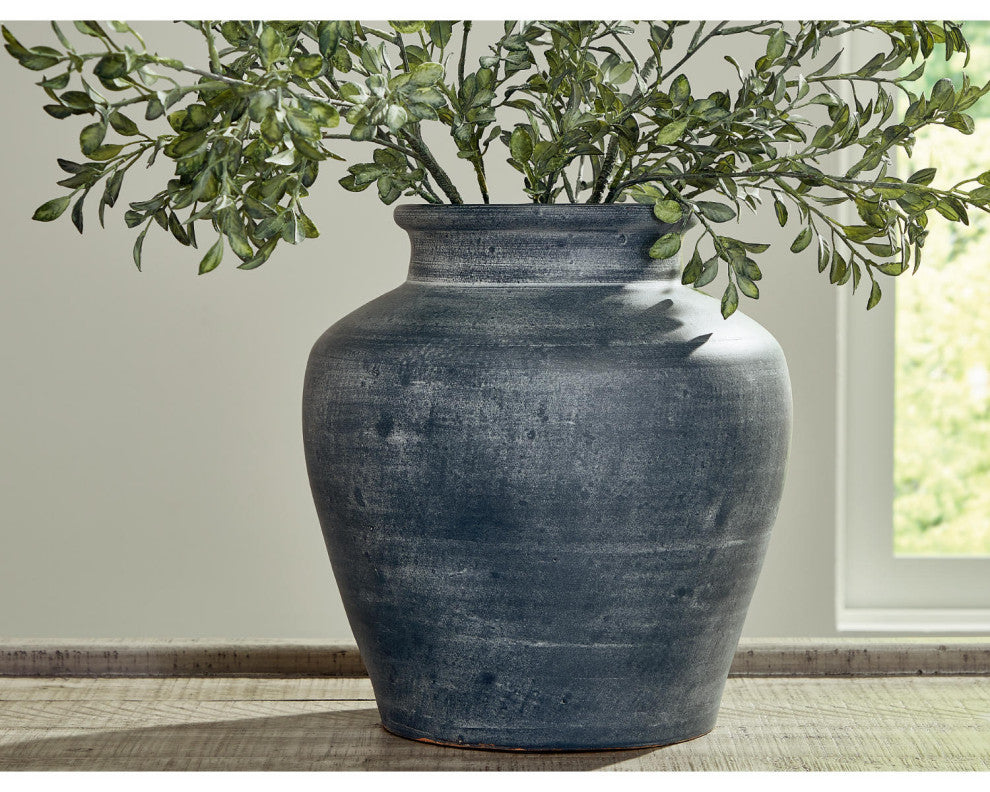 Meadie Distressed Blue Vase