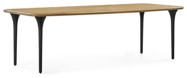 Etro Solid White Oak Dining Table - Natural