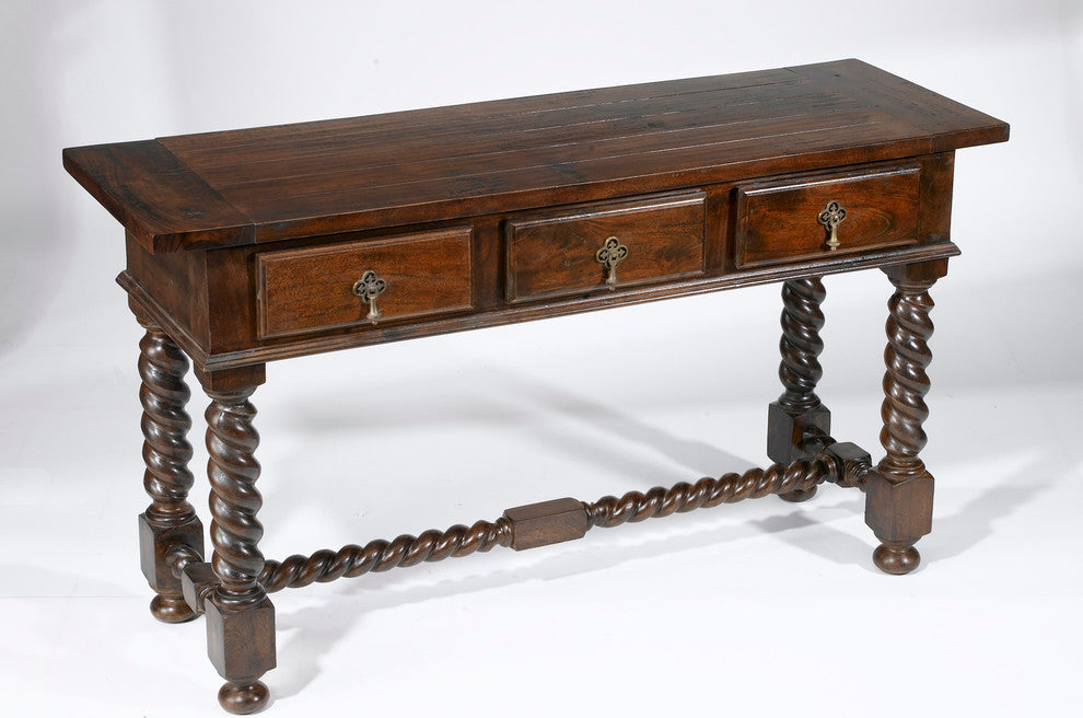 3 Drawer Console Table