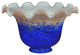 Meyda lighting 15976 7"W Fluted Bell Purple and Blue Shade