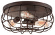 Millennium Lighting Neo-Industrial Flushmount, Rubbed Bronze