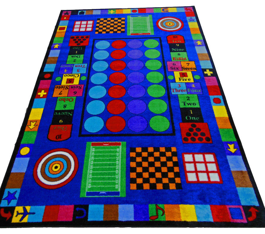 Game Time #1031 5'x8' Children's Educational and Play Rug