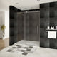 ULTRA-C Collection Frameless 10mm Clear Tempered Glass Shower Doors, Chrome, 44-48"x76"