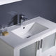 Torino 36" White Modern Bathroom Vanity With Integrated Sink, FFT3811CH
