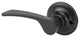 Scandinavian Style Left-Hand Dummy Lever, Black