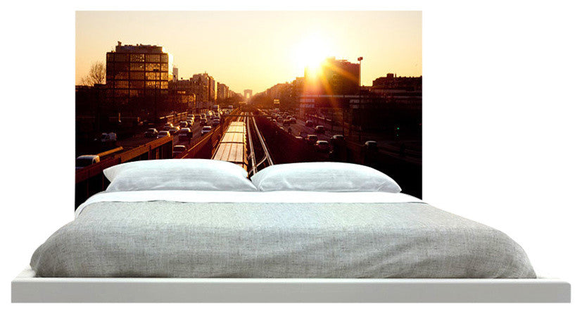 "Train In Paris" Headboard