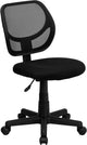 Mid-Back Black Mesh Swivel Task Chair