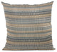 Plutus Blue Strings Stripe Luxury Throw Pillow, 24"x24"