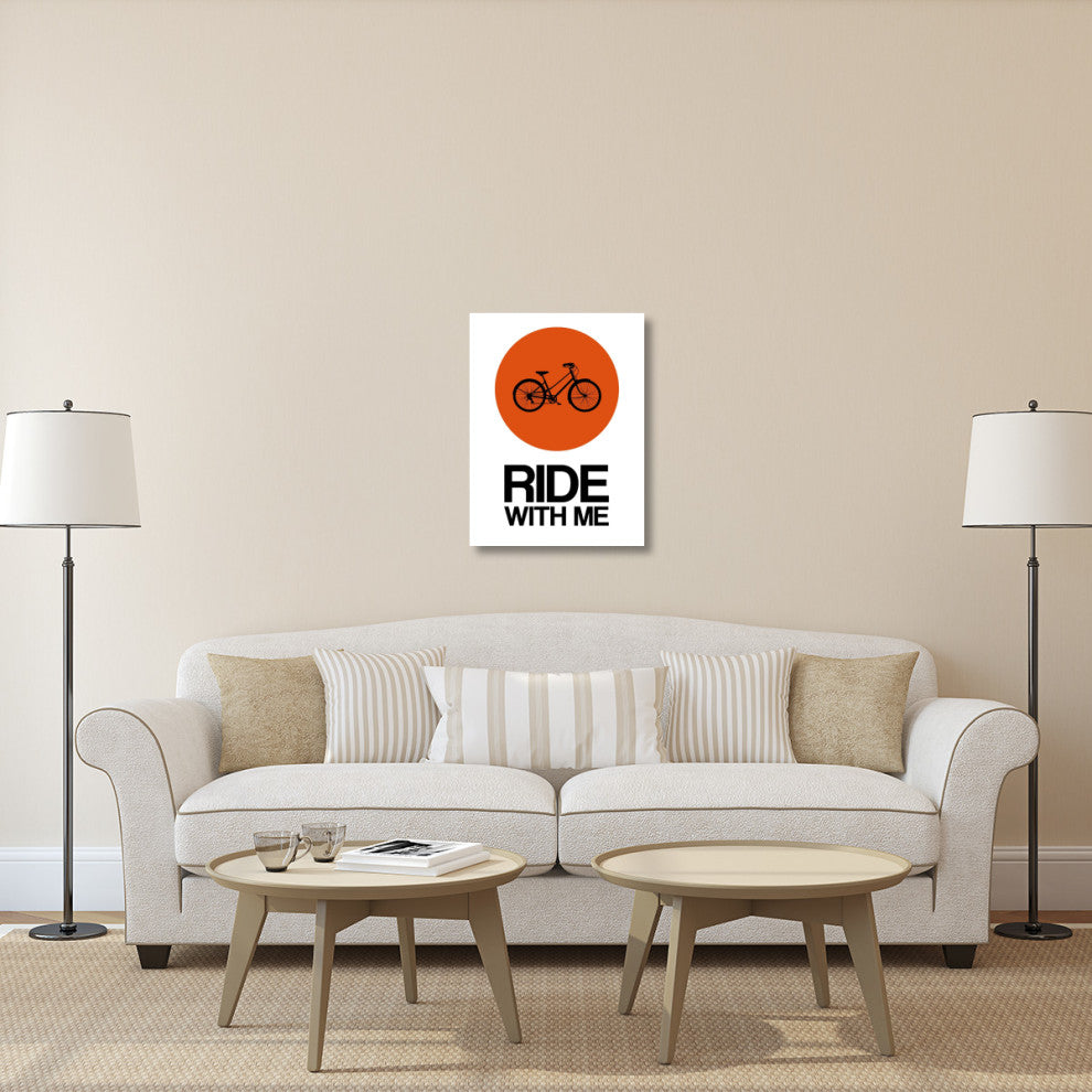 "Ride With Me Circle Poster 1" Fine Art Print