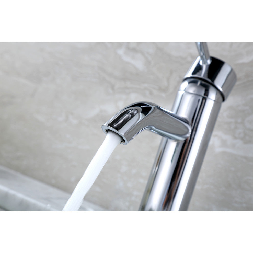 Luxier BSH03-S Single-Handle Bathroom Faucet with Drain, Chrome