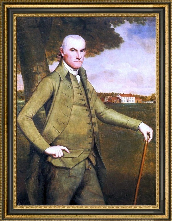 Ralph Earl Colonel William Floyd Framed Premium Canvas Print, 18"x24"