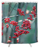 Fall Berries, Fabric Shower Curtain