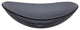 Eden Bath EB_GS47 Gray Canoe Shaped Tempered Glass Vessel Sink