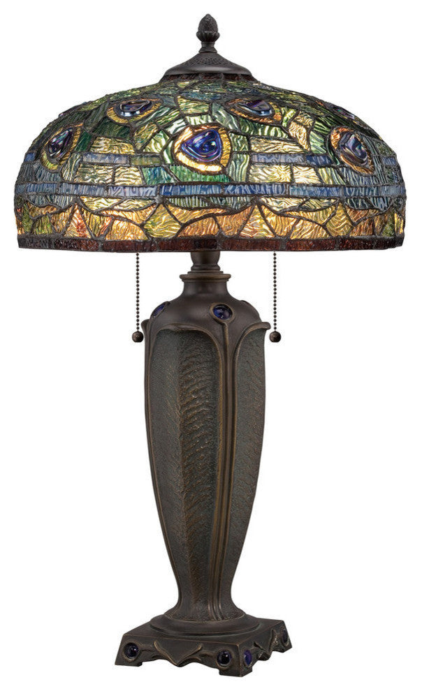 Quoizel Tiffany Two Light Table Lamp TF1487T