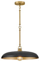 Hinkley Sadie Large Dome Pendant, Lacquered Brass
