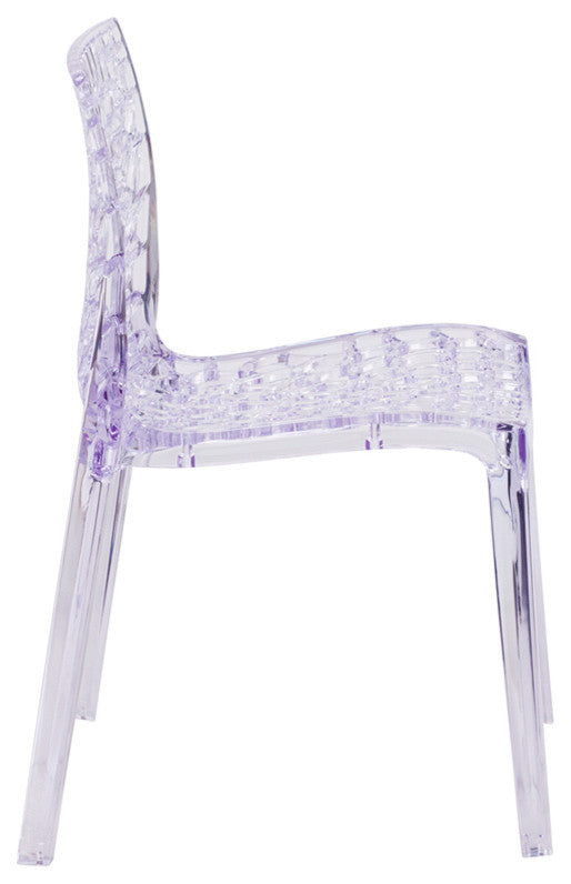 Vision Series Transparent Stacking Side Chair