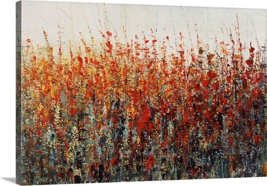 "Crimson Evening" Canvas Art, 30"x20"x1.25"