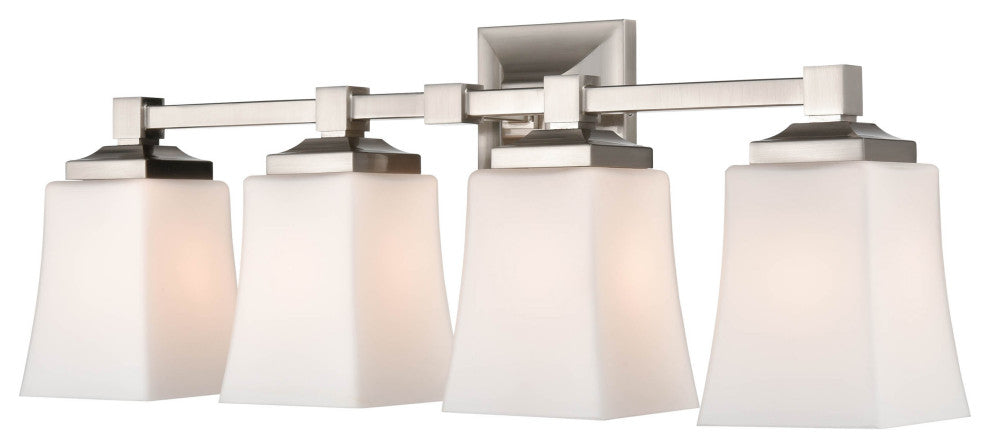 Brighton Vanity Wall Sconce 4 Light, Polished Chrome