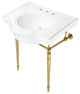 Fauceture VPB2215337ST 31" Console Sink, Legs
