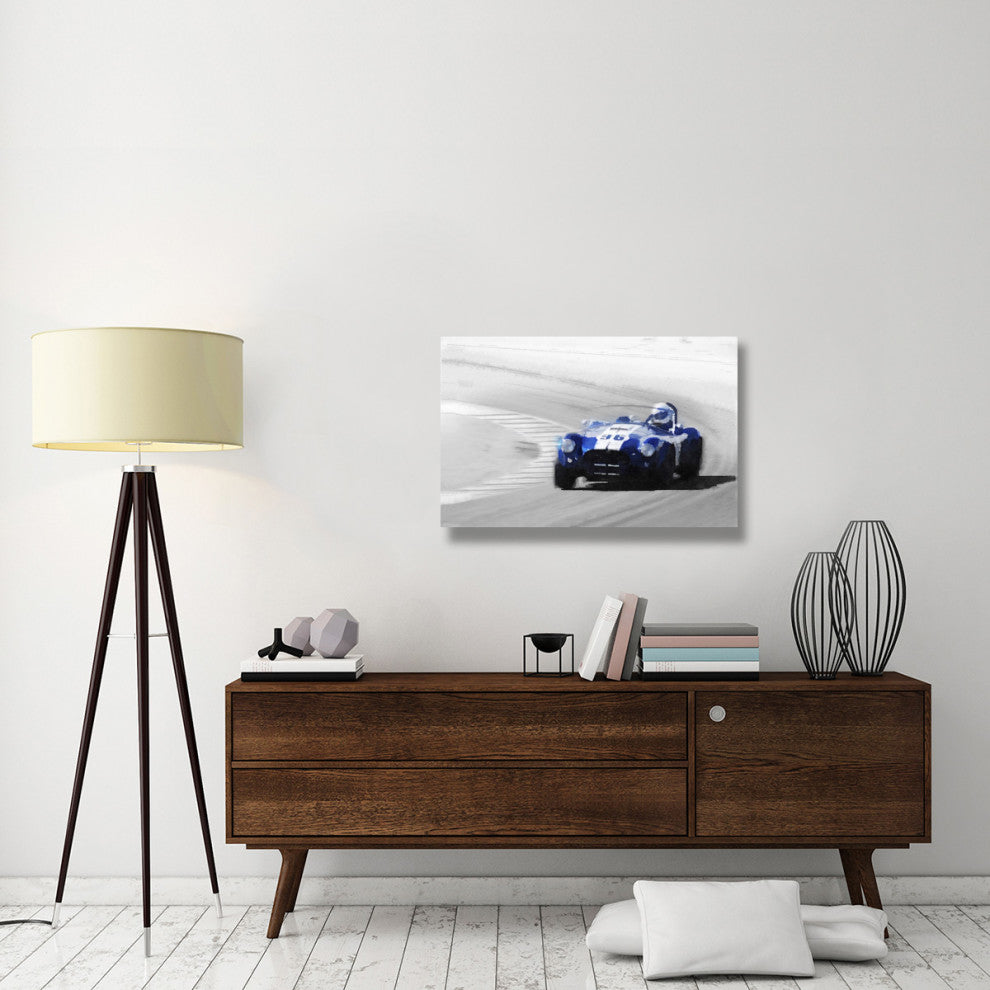 "Ford Shelby Cobra Laguna Seca Watercolor" Fine Art Print