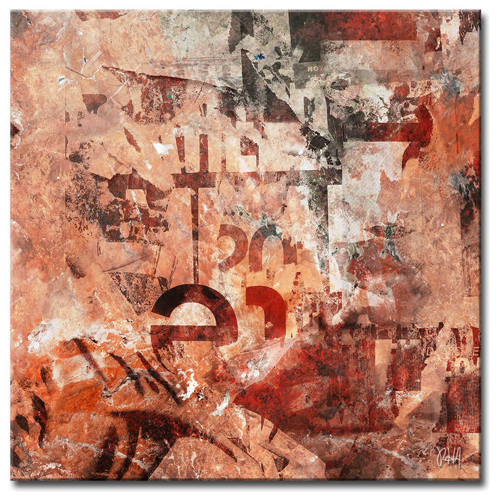 Ready2HangArt 'ABS XB' Abstract Canvas Wall Art, 30"x30"