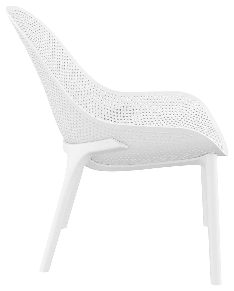 Compamia Sky Lounge Chair, Set of 2, White