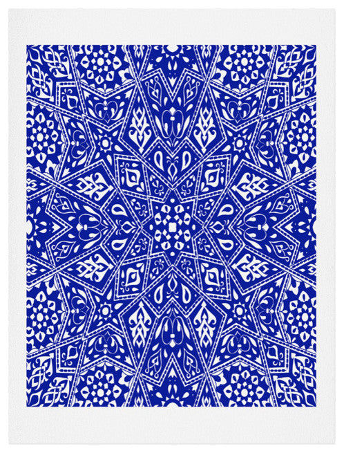 Deny Designs Aimee St Hill Amirah Blue Art Print