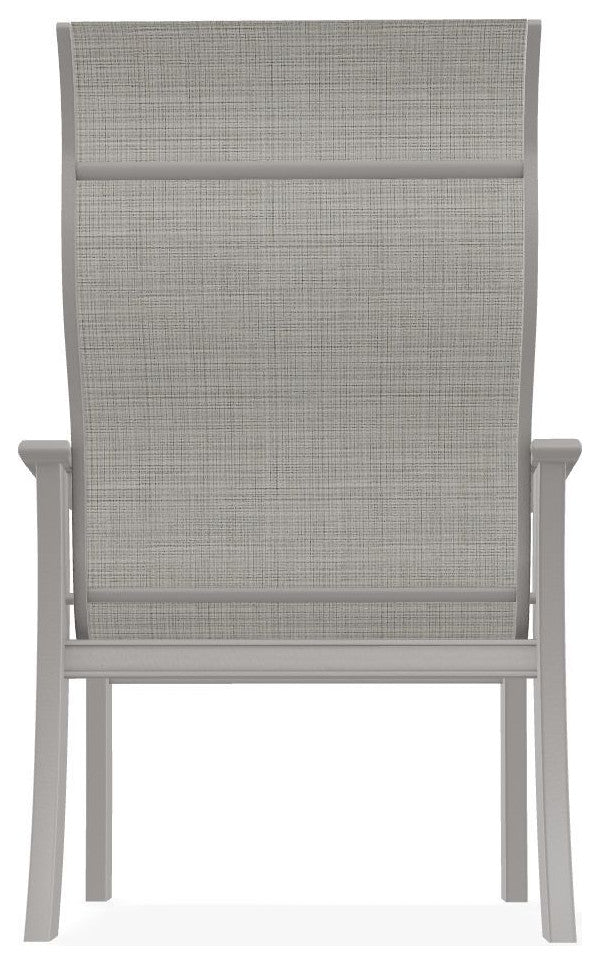St. Catherine Sling Outdoor Armchair, Deacon/Warm Gray