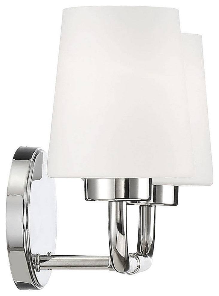Capra, Polished Nickel, 2-Light Bath