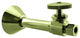 Straight Stop - 1/2" Copper Sweat X 3/8" Od Comp. In Polished Brass