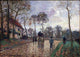 Camille Pissarro Carriage in Louveciennes - 18" x 27" Premium Canvas Print