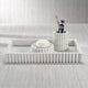 Calabria Scalloped Vanity Marble Tray, Large