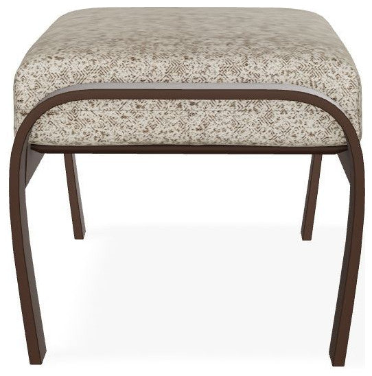 Belle Isle Cushion Outdoor Ottoman, Restore Sparrow/Kona