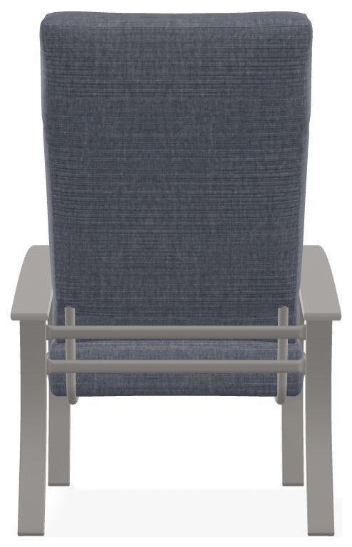 Belle Isle Cushion Outdoor Armchair, Proven Denim/Warm Gray