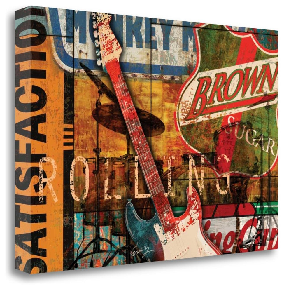 "Satisfaction II" By Eric Yang,Ready to Hang Giclee Print on Gallery Wrap Canvas