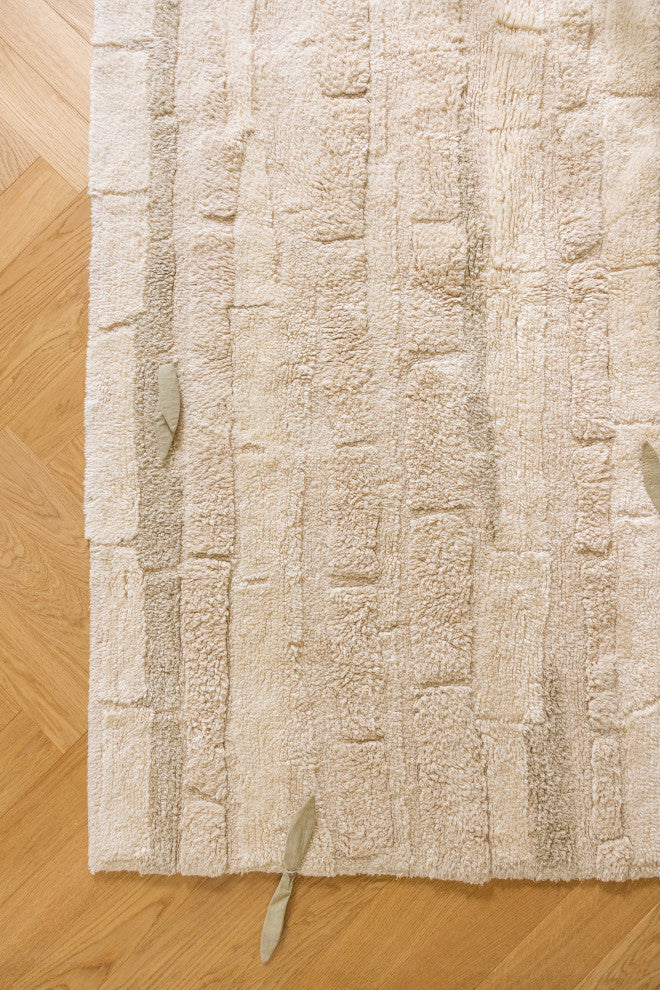 Bamboo Forest Machine Washable Rug