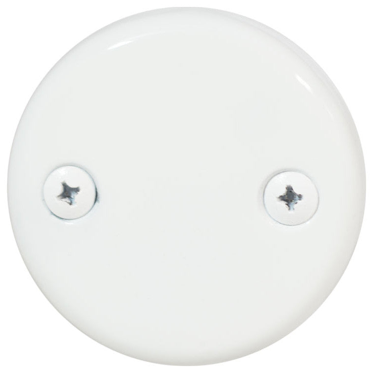 Twist & Close Bath Waste - 22" Make-Up, 20 Ga. Tubing In Polished Brass, Powder Coated White