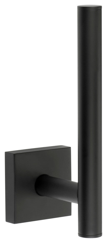Reynolds Toilet Paper Holder, Matte Black