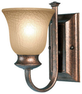 Dresden Wall Sconce, Marbled Bronze