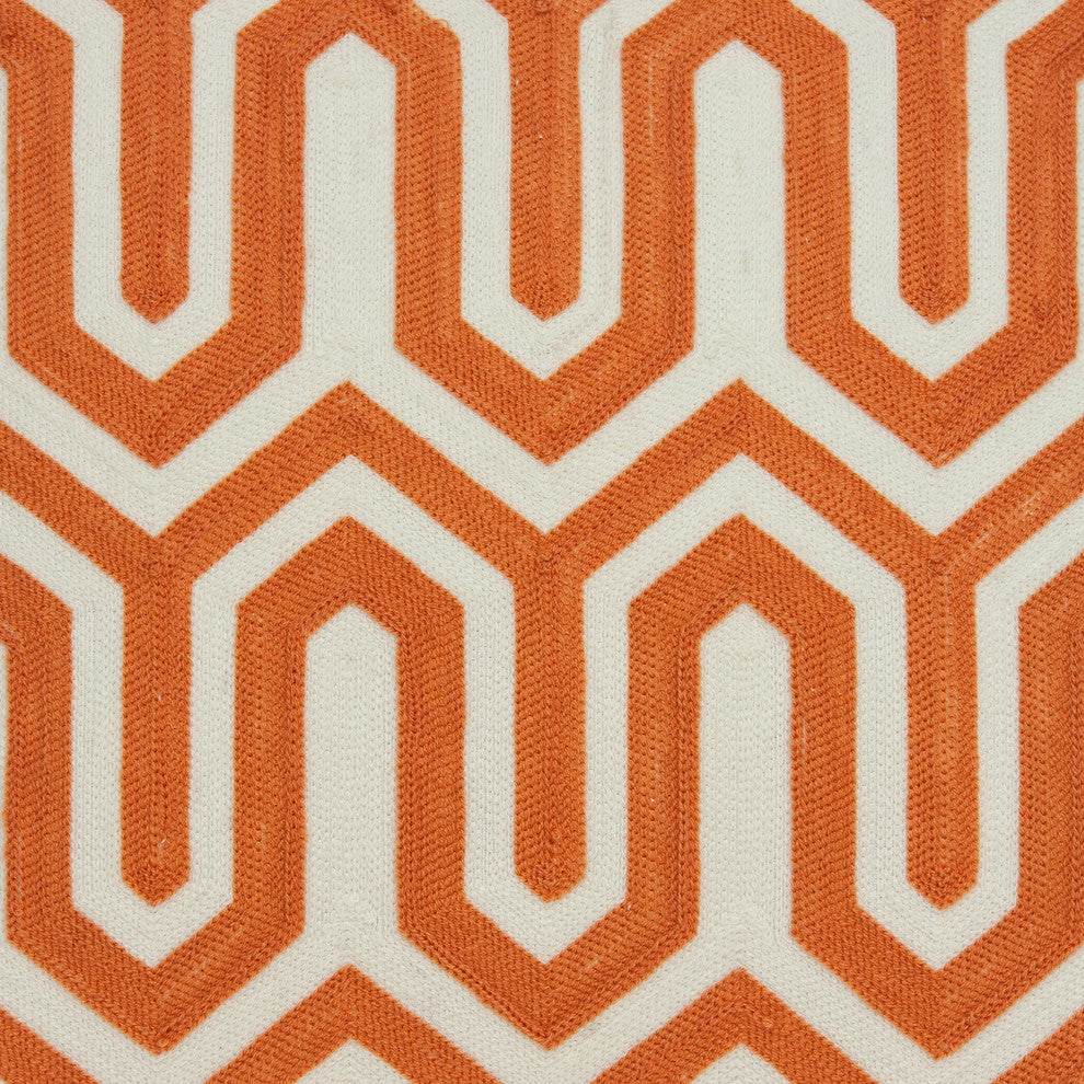 Machu Transitional Multicolored Pillow Cover With Poly Insert