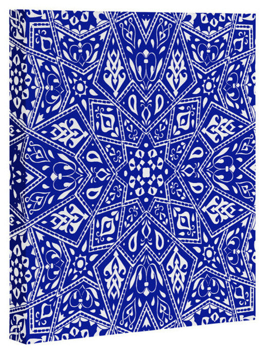 Deny Designs Aimee St Hill Amirah Blue Art Canvas