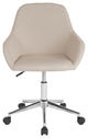 Cortana Home and Office Mid-Back Chair, Beige Fabric