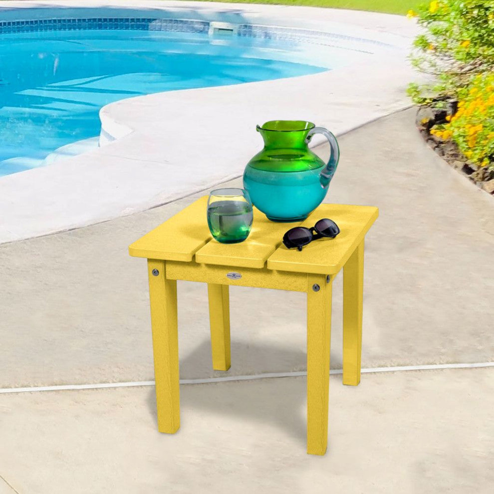 Adirondack Small Side Table, Sunbeam Yellow