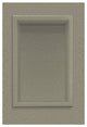 Decor 7-1/2"x11" Recessed Shampoo Caddy, Peppered Sage